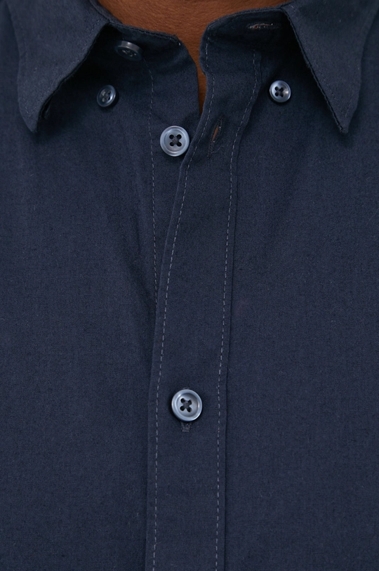 Solid camicia blu navy