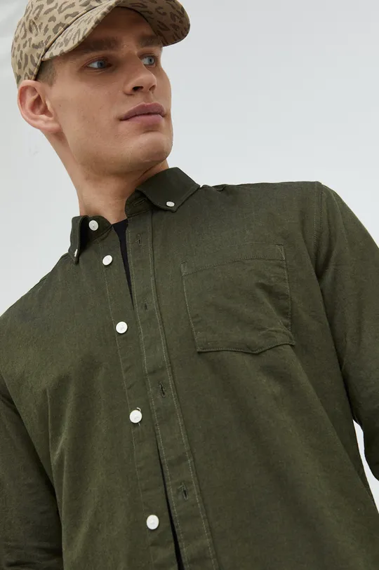 πράσινο Βαμβακερό πουκάμισο Only & Sons Ανδρικά
