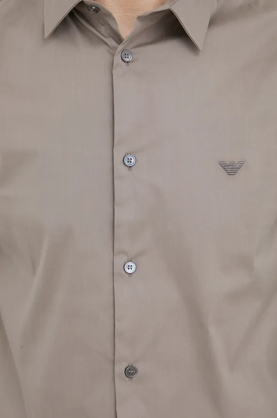 Рубашка Emporio Armani коричневый