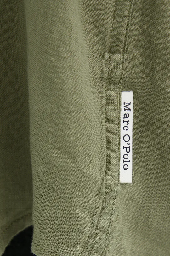Сорочка з льону Marc O'Polo зелений