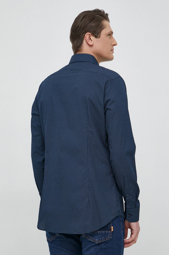 blu navy Seidensticker camicia in cotone