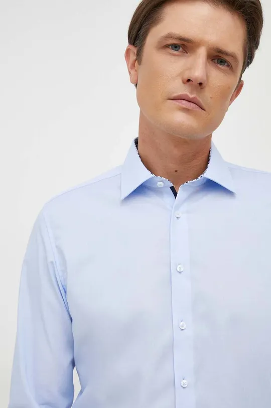 blu Seidensticker camicia in cotone Uomo