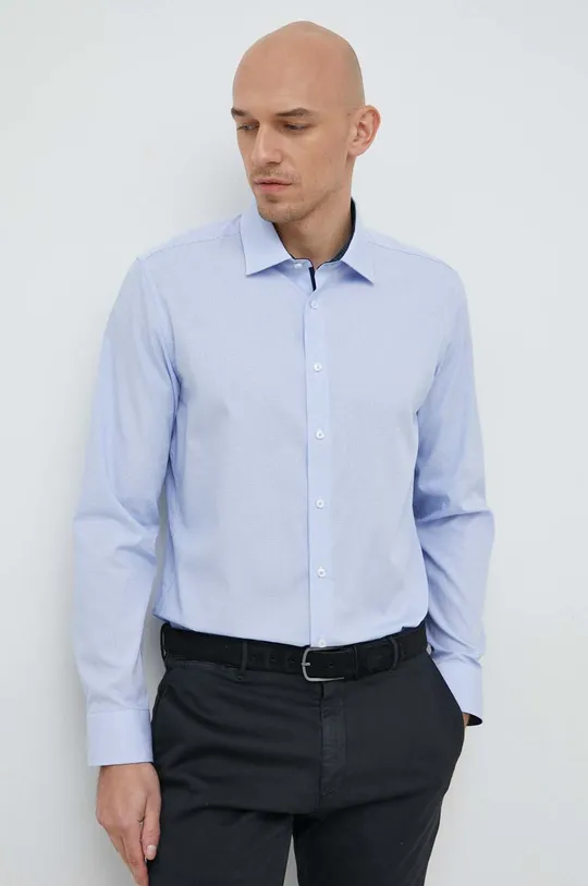 blu Seidensticker camicia in cotone Uomo