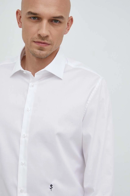 bianco Seidensticker camicia in cotone Uomo