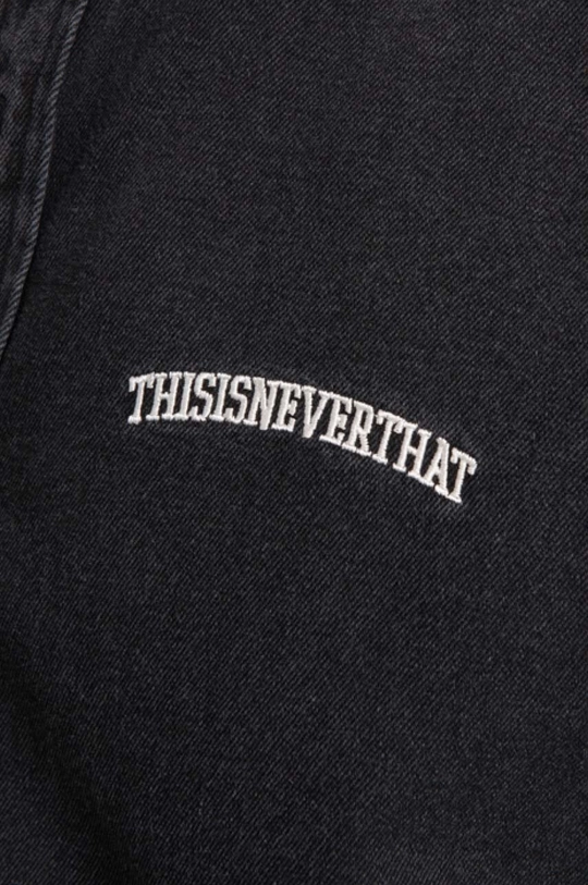 чорний Джинсова сорочка thisisneverthat Washed Denim