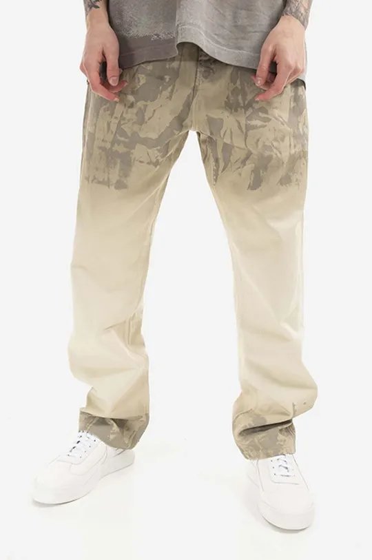béžová Kalhoty A-COLD-WALL* Dye Tech Pánský