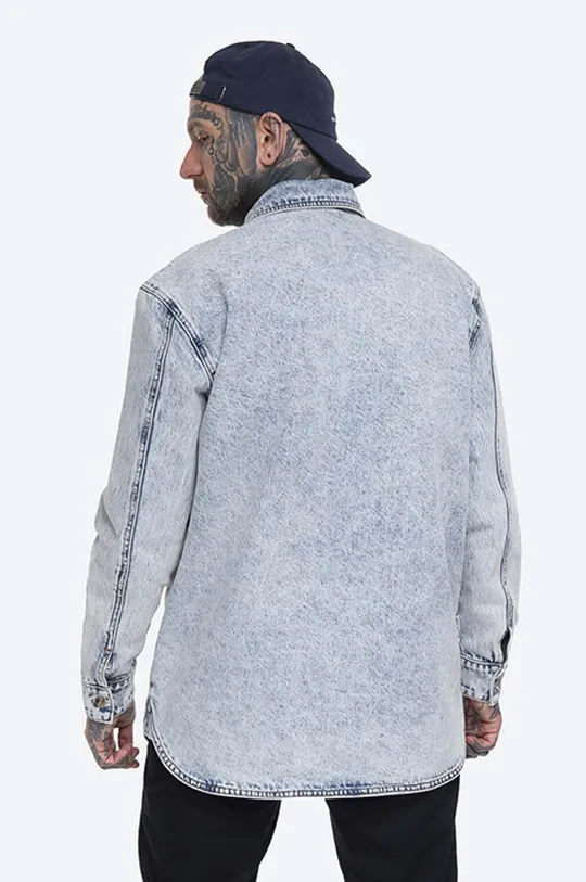 Han Kjøbenhavn koszula jeansowa Army Shirt 50 % Bawełna, 50 % Poliester