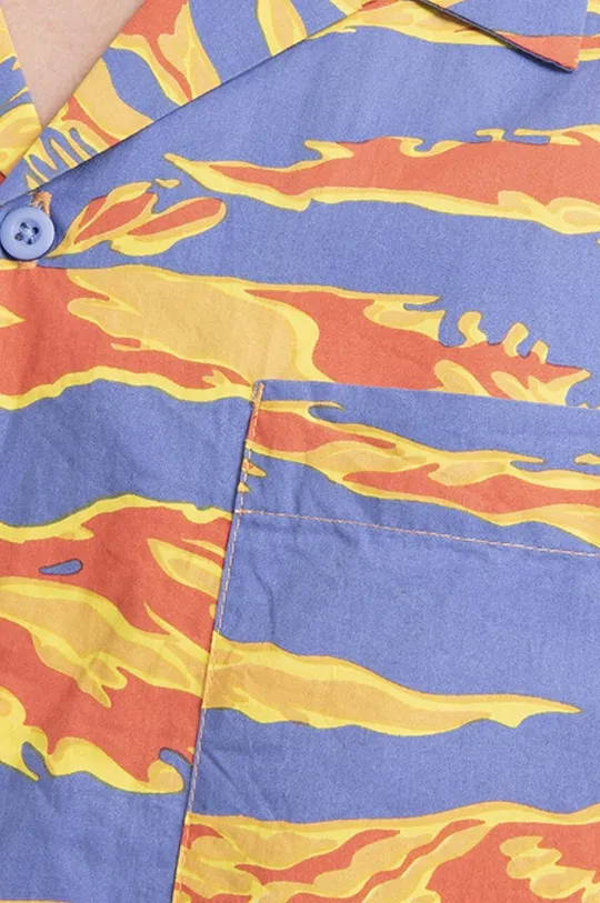 multicolor Maharishi koszula bawełniana Tigerskins x Warhol