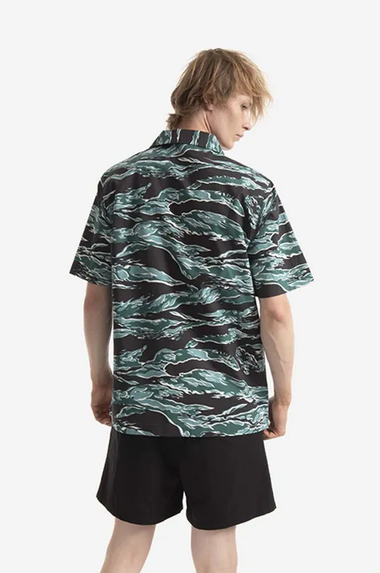 Βαμβακερό πουκάμισο Maharishi Tigerskins x Worhol  100% Βαμβάκι
