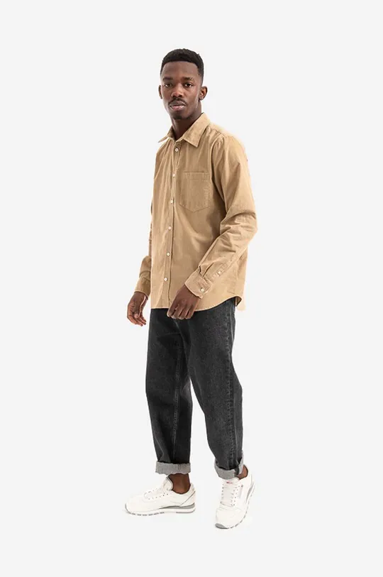 Norse Projects cotton shirt Oswald brown