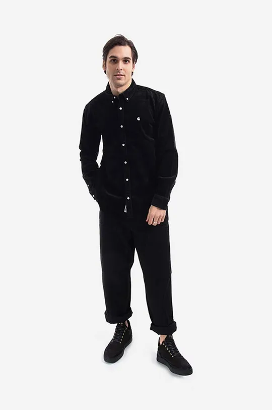 Bavlnená košeľa Carhartt WIP čierna