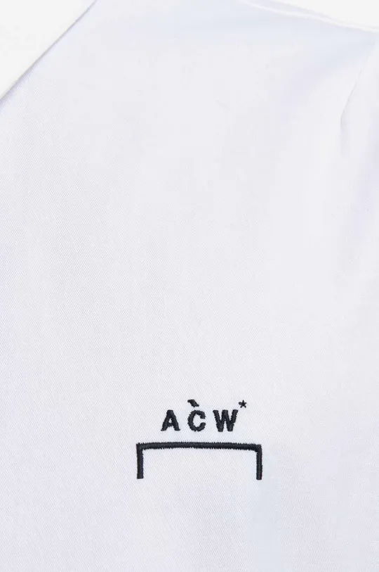Βαμβακερό πουκάμισο A-COLD-WALL* Pawson Shirt λευκό