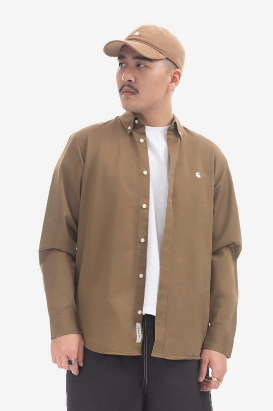 brown Carhartt WIP cotton shirt Madison Shirt Men’s