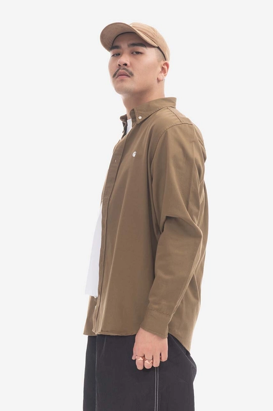 smeđa Pamučna košulja Carhartt WIP Madison Shirt