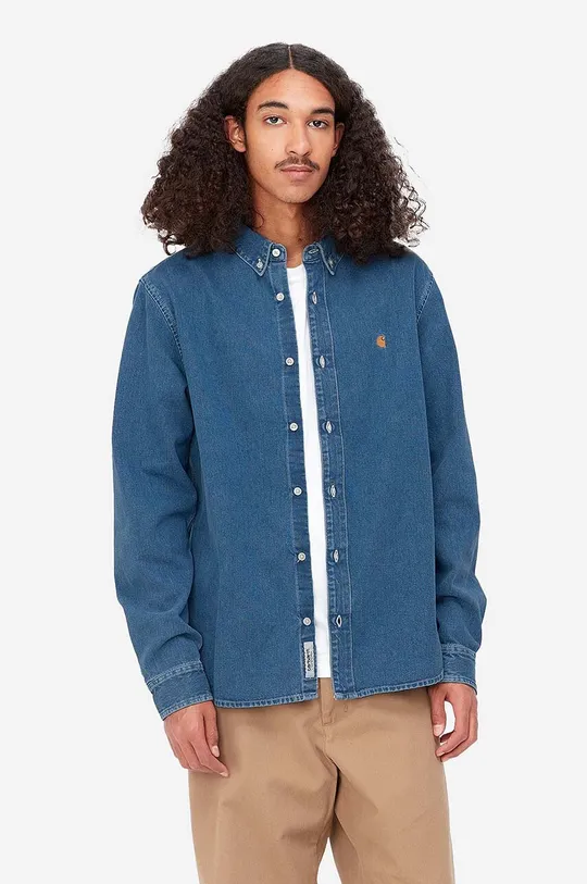 Carhartt WIP camicia di jeans Weldon Shirt Uomo