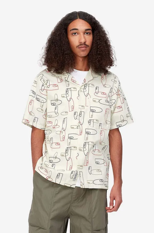 beżowy Carhartt WIP koszula bawełniana Sumor Męski