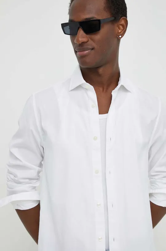 λευκό Βαμβακερό πουκάμισο Marc O'Polo