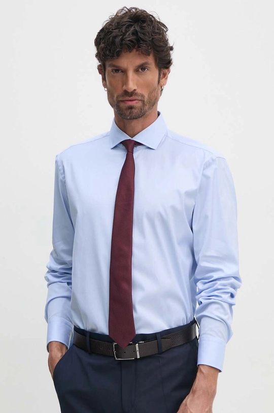 BOSS camicia semplice blu 50479948