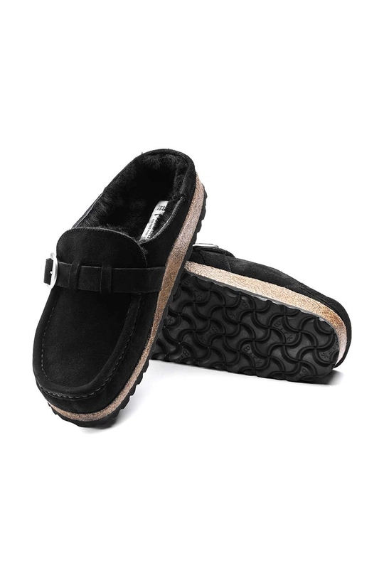 Birkenstock kapcie skórzane Buckley Shearling