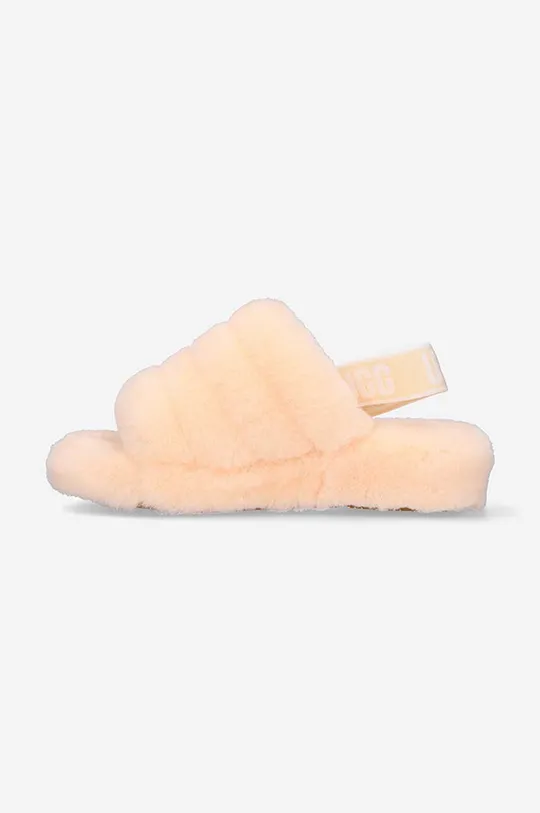 UGG papuci de lână Fluff Yeah  Gamba: Lana de merinosi Interiorul: Material textil, Lana de merinosi Talpa: Material sintetic