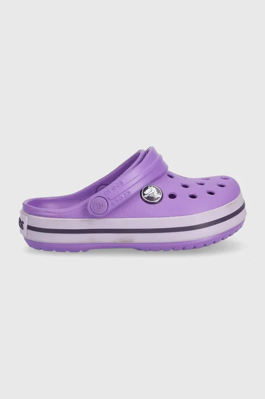 fialová Detské šľapky Crocs 204537 Detský