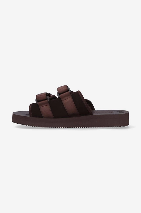 Suicoke sliders MOTO-VS  Uppers: Textile material, Suede Inside: Synthetic material, Textile material Outsole: Synthetic material