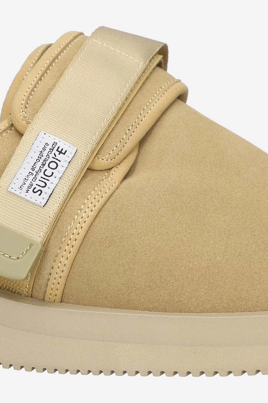 Suicoke ciabatte slide in camoscio ZAVO-VS beige