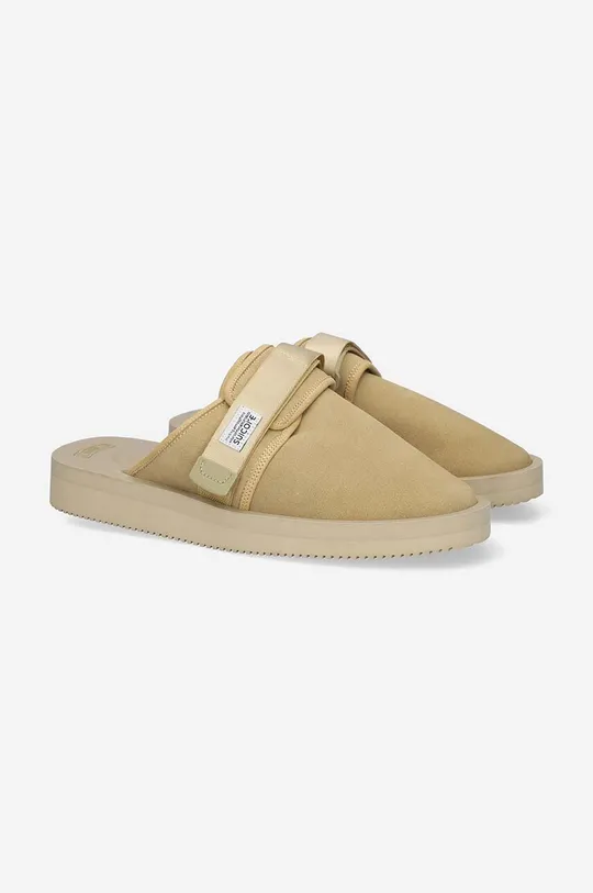 Suicoke suede sliders ZAVO-VS  Uppers: Suede Inside: Synthetic material Outsole: Synthetic material