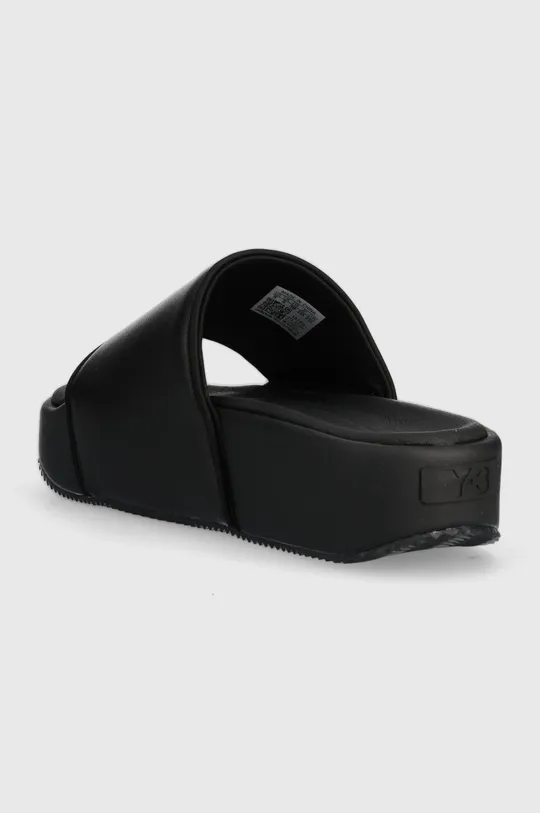 adidas Originals leather sliders Y-3 Slide  Uppers: Natural leather Inside: Synthetic material Outsole: Synthetic material