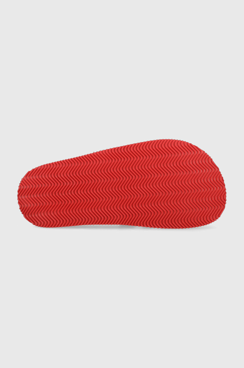 adidas slippers red