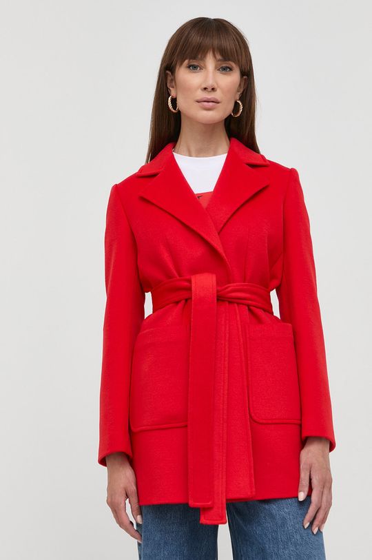červená Vlněný kabát MAX&Co. Dámský