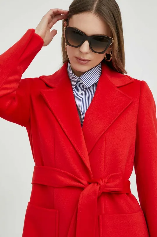 κόκκινο Μάλλινο παλτό MAX&Co.
