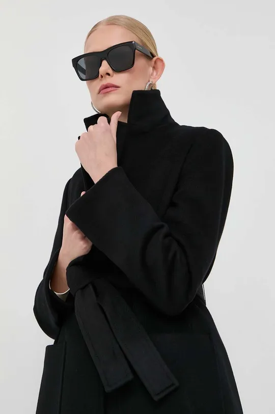 čierna Vlnený kabát MAX&Co.
