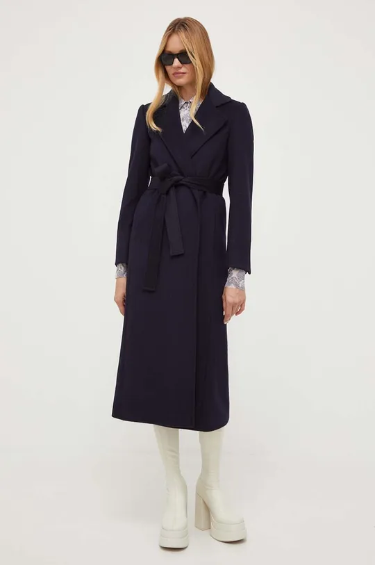 σκούρο μπλε Μάλλινο παλτό MAX&Co.
