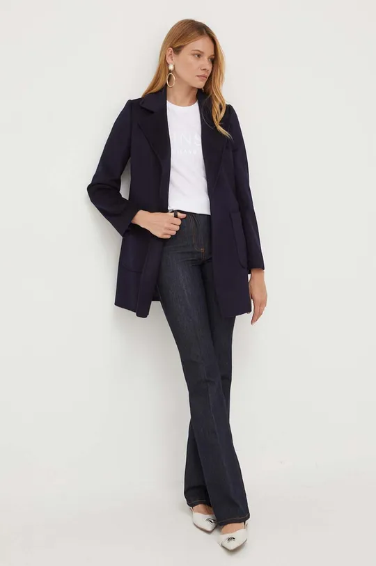 MAX&Co. cappotto in lana blu navy