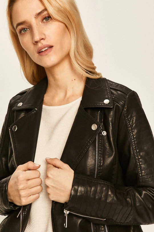 Vero Moda biker jakna črna