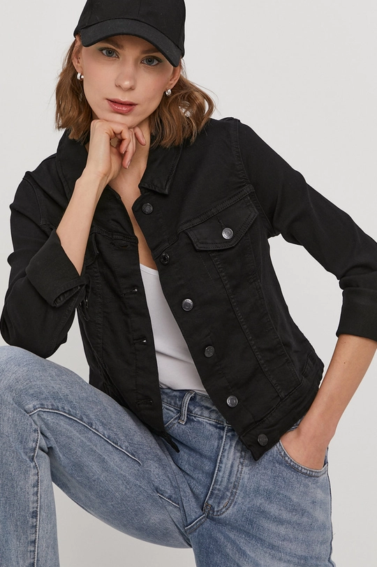 czarny Vero Moda Kurtka jeansowa