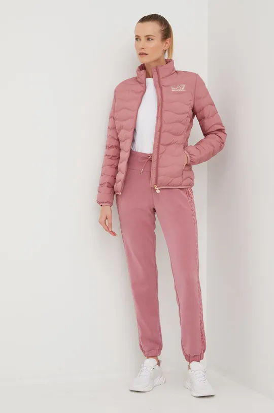 Куртка EA7 Emporio Armani розовый