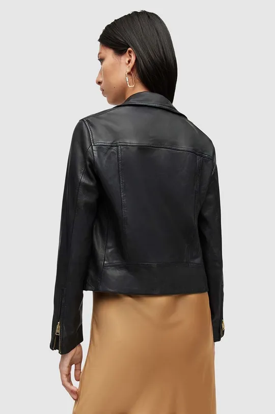 Kožená bunda AllSaints  Základná látka: 100% Prírodná koža Podšívka: 100% Recyklovaný polyester
