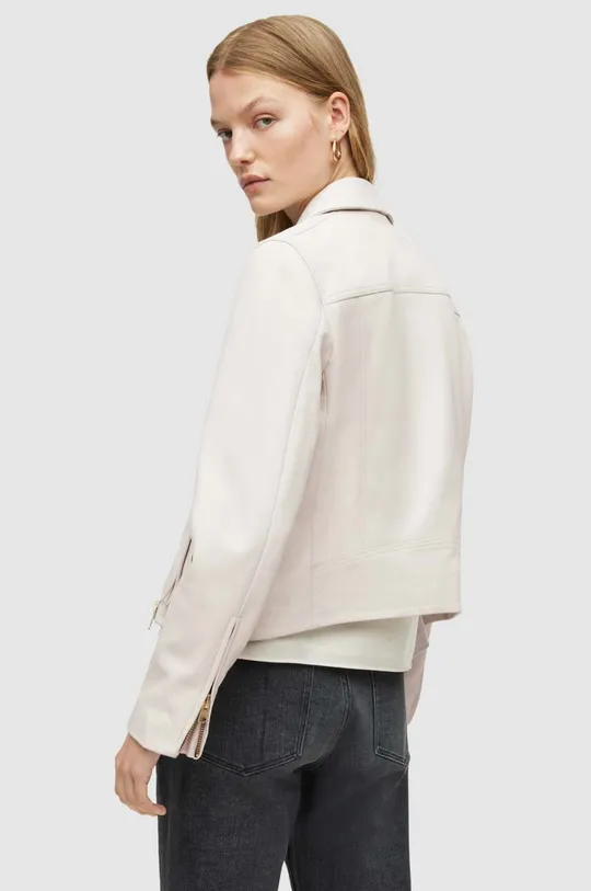 λευκό Δερμάτινο jacket AllSaints