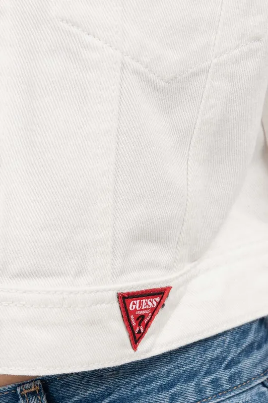білий Бавовняна джинсова куртка Guess Originals x Betty Boop