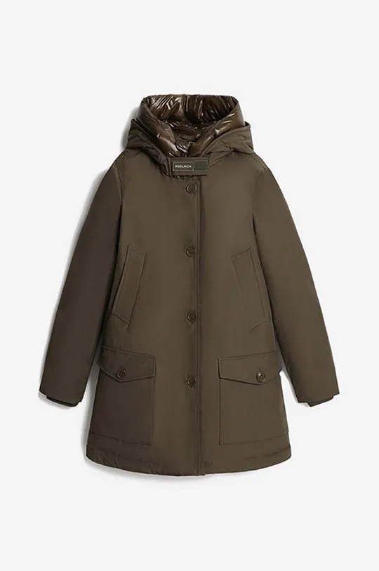 Пуховая куртка Woolrich Arctic High Collar Parka  Основной материал: 60% Хлопок, 40% Полиэстер Подкладка: 100% Полиэстер Наполнитель: 90% Пух, 10% Перья