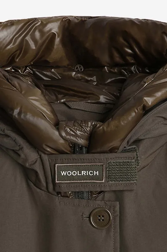 zelena Pernata jakna Woolrich Arctic High Collar Parka