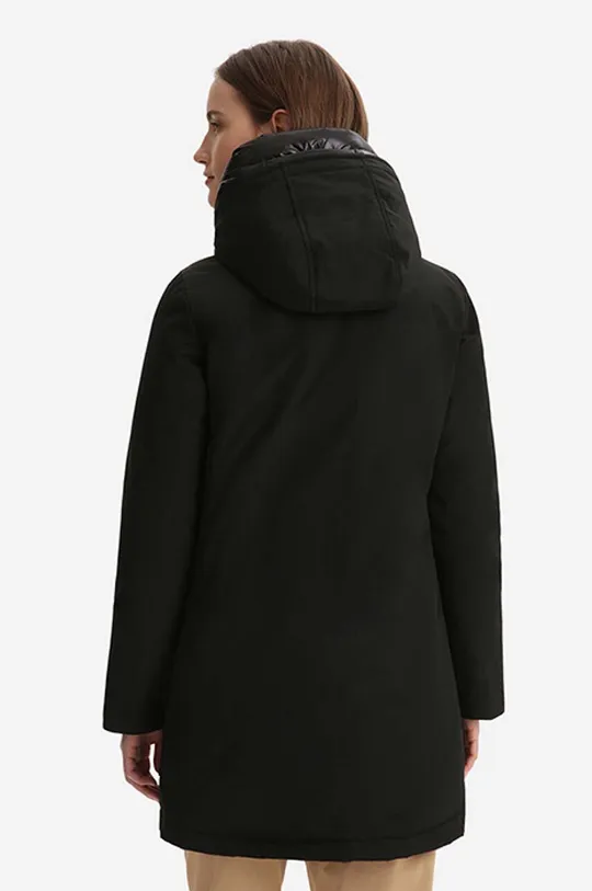 Пухова куртка Woolrich Arctic High Collar Parka чорний