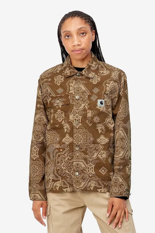 brown Carhartt WIP jacket Irving Coat Women’s