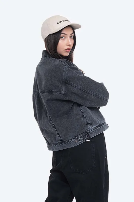 black Carhartt WIP denim jacket Sonora Jacket