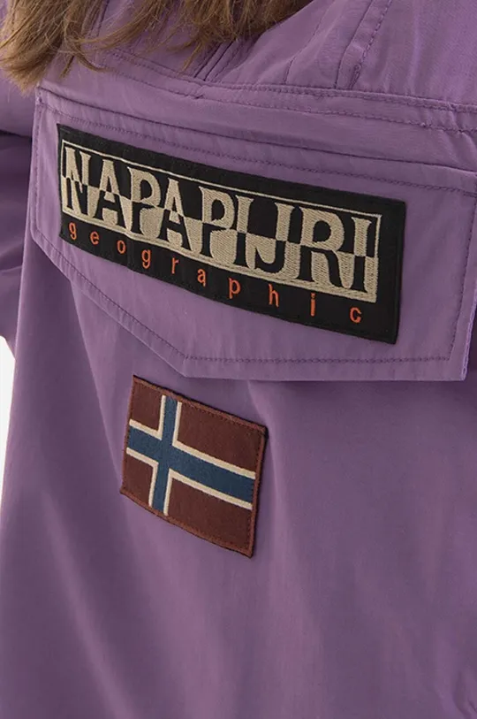 violet Napapijri rain jacket