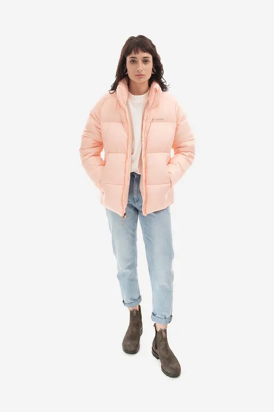 Μπουφάν Columbia Puffect Jacket ροζ