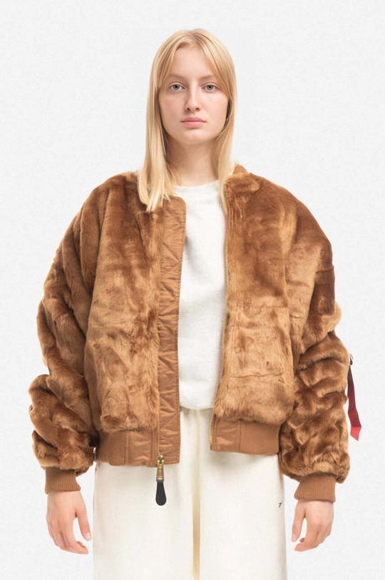 brown Alpha Industries jacket Women’s