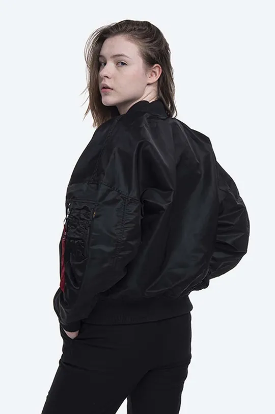 Alpha Industries bomber jacket Alpha Industries MA-1 OS LW Wmn 116001 03  Insole: 100% Polyester Basic material: 100% Nylon